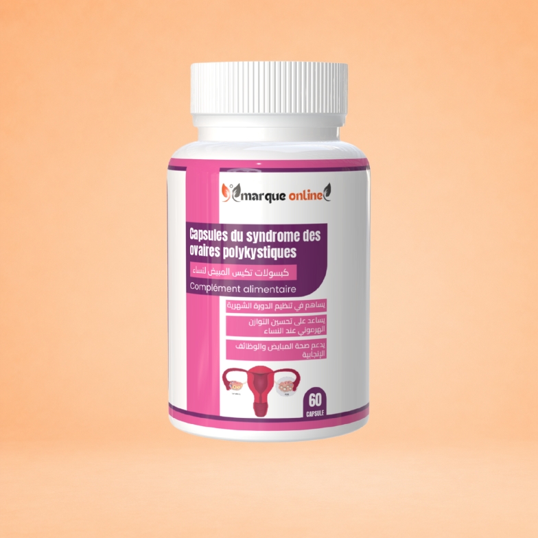 تكيس المبايض   Capsules du syndrome des ovaires polykystiques   60g