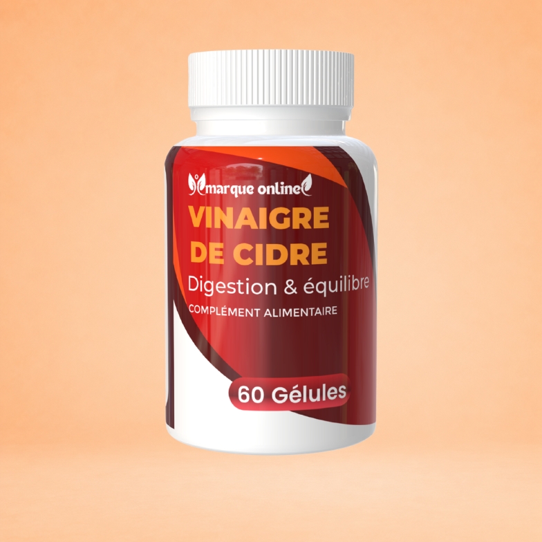 خل التفاح   vinaigre de cidre 60 gelules