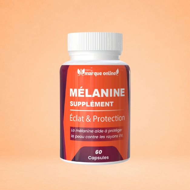 الميلانين  Mélanine اشراقة طبيعية  60gelules
