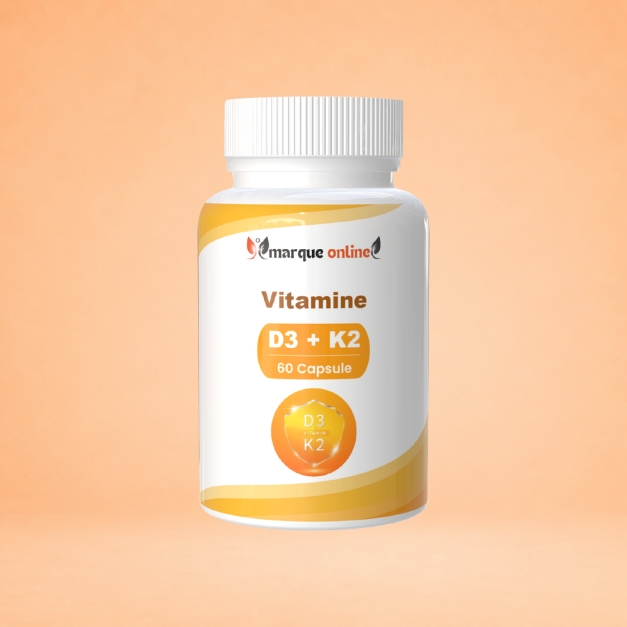 Vitamine d3+k2       فيتامين د3 ك2       60 gelules