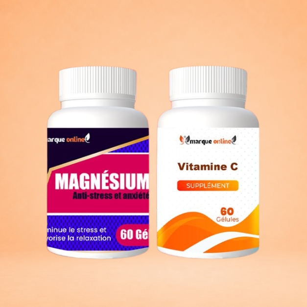 فيتامين سي مغنيسيوم    Vitamine C Magnésium         60 Capsules