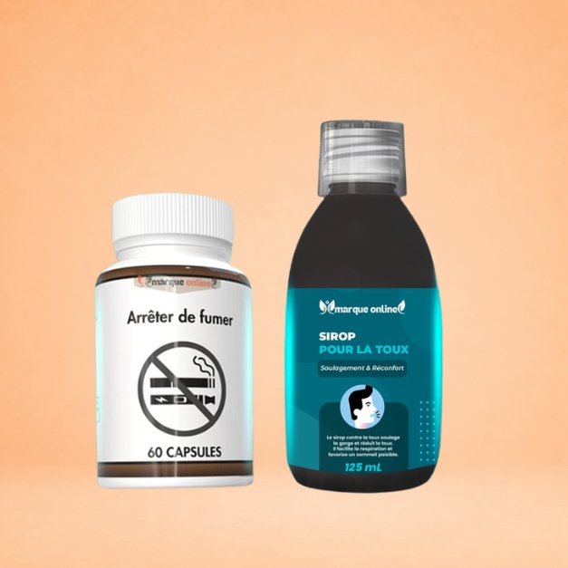 الكحة وسعال sirop 125ml  Arrêter de fumer 60gelules
