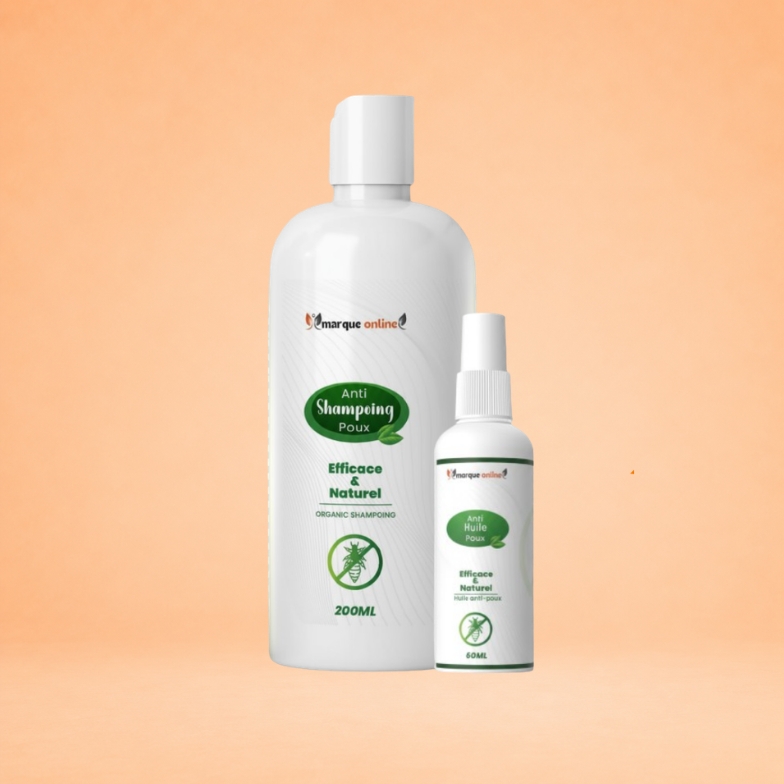 200ml  زيت و شامبو Huile et shampoing ضد القمل  anti-poux