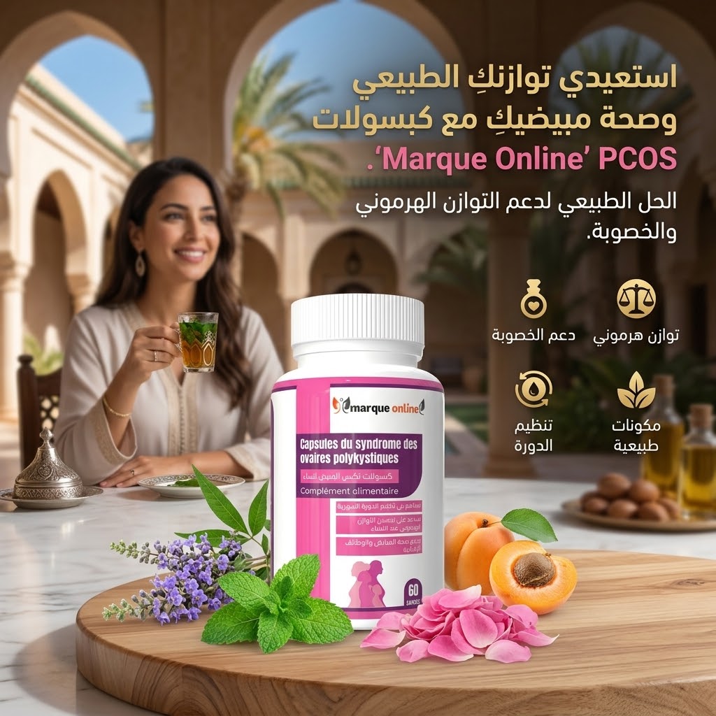تكيس المبايض Capsules du syndrome des ovaires polykystiques 60g